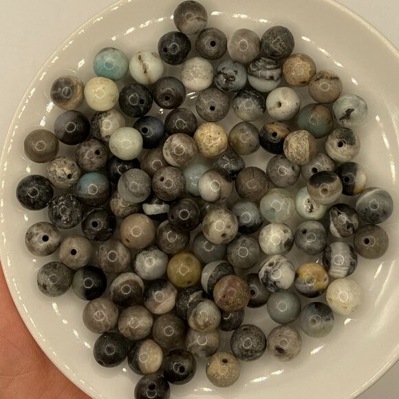 Amazonite 8mm Gemstones 150 Beads for jewelry projects and crafts Brand New - Picture 4 of 5